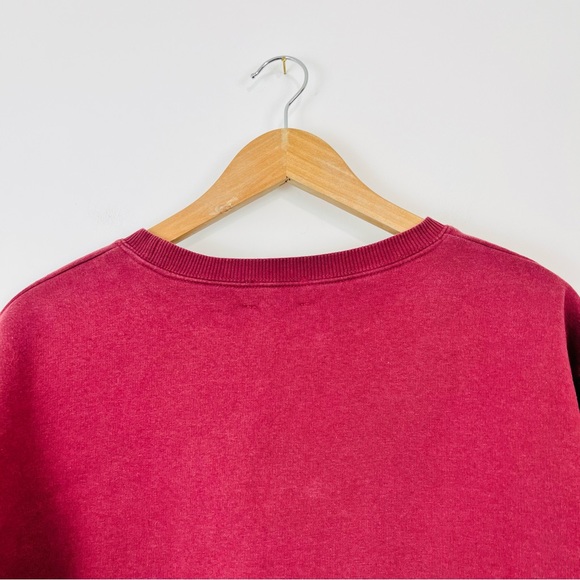 Hush Berry Burgundy Red C’est Sibon Slogan Causal Fit Sweatshirt Jumper UK S - Picture 9 of 11